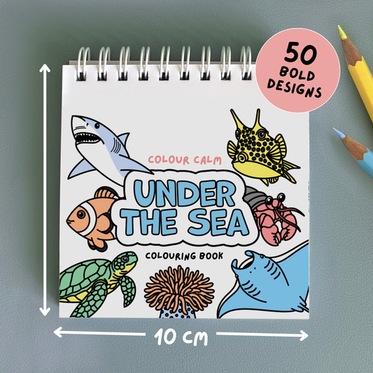 Under The Sea Pocket-Sized Colouring Book