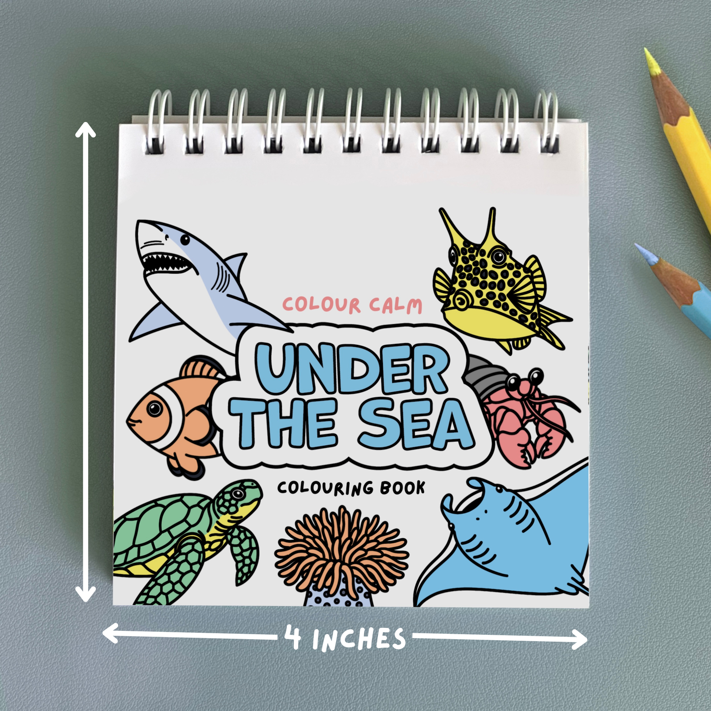 Under The Sea Pocket-Sized Colouring Book