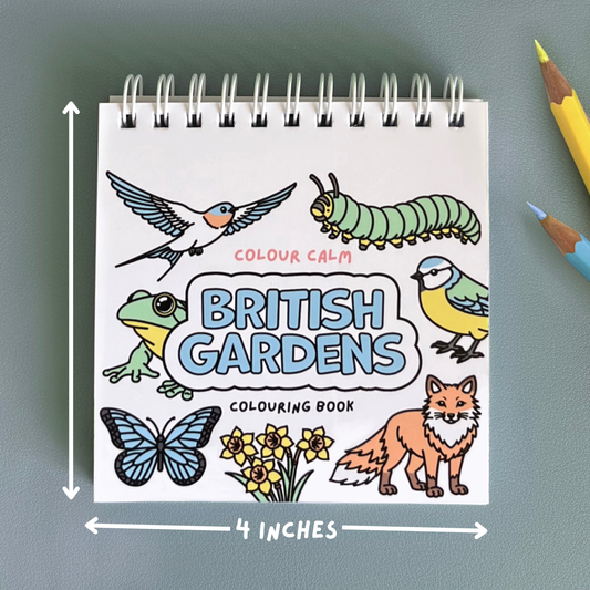 British Gardens Pocket-Sized Colouring Book
