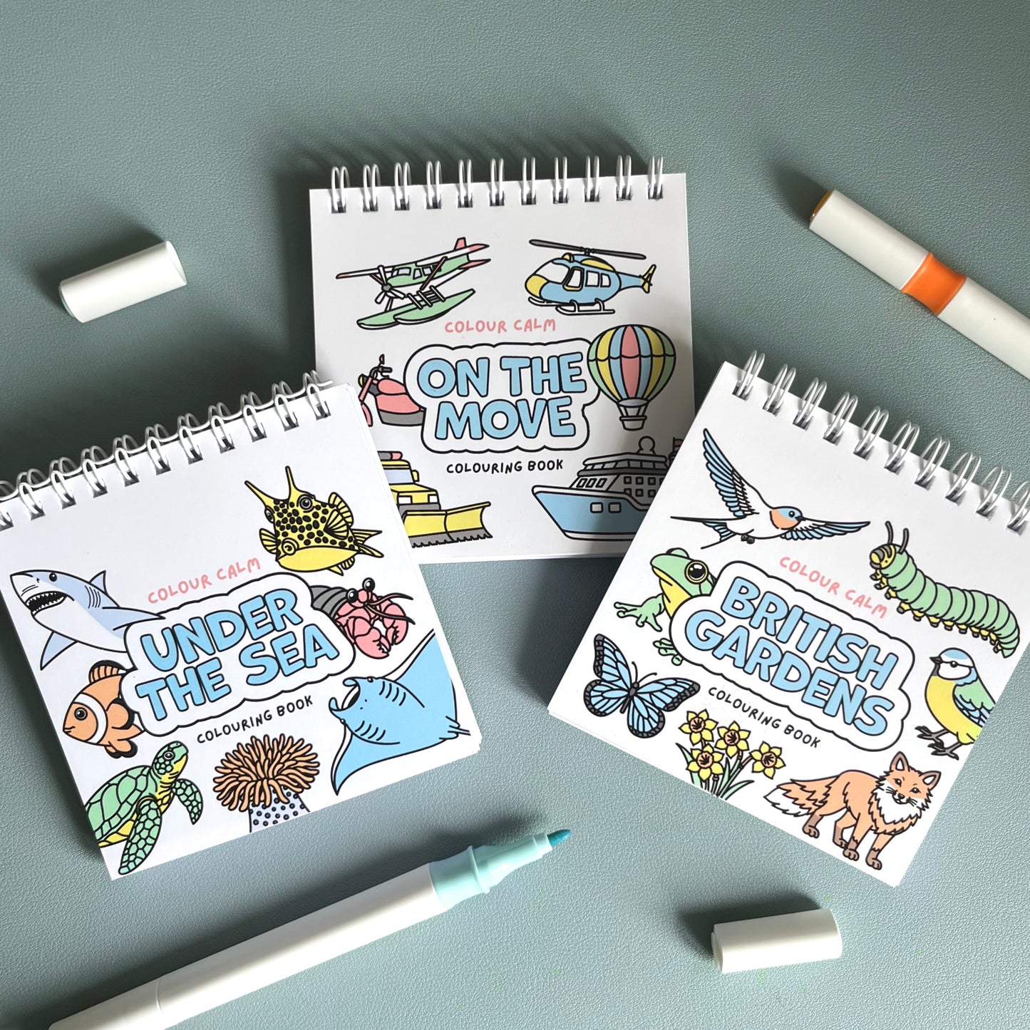 Three Pocket-Sized Colouring Book Bundle