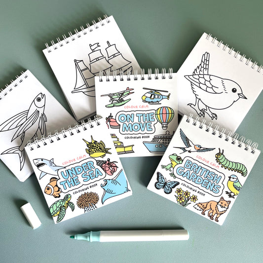 Three Pocket-Sized Colouring Book Bundle