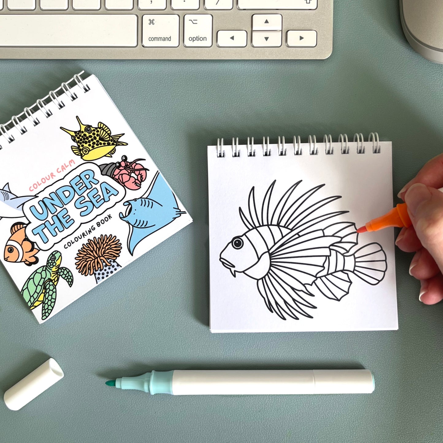 Under The Sea Pocket-Sized Colouring Book