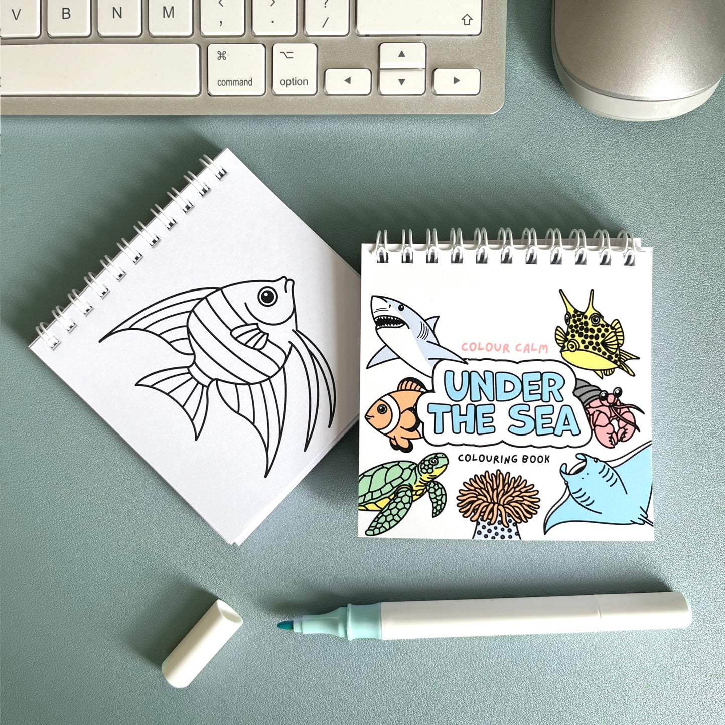 Under The Sea Pocket-Sized Colouring Book